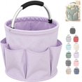 Foldable Gardening Storage Bags with Hard Bottom Garden Tool Tote Bag ...