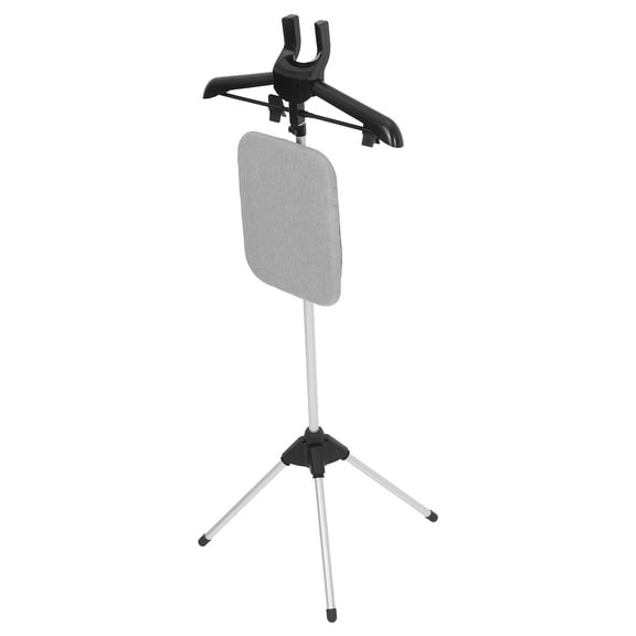 Foldable Garment Steamer Stand with Ironing Gloves for Clothes,Adjustable Steamer Rack with Two Clips