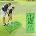 thumbnail image 1 of Foldable Golf Hitting Mat Swing Training Aid Portable Golf Practice Training Mat, 1 of 7