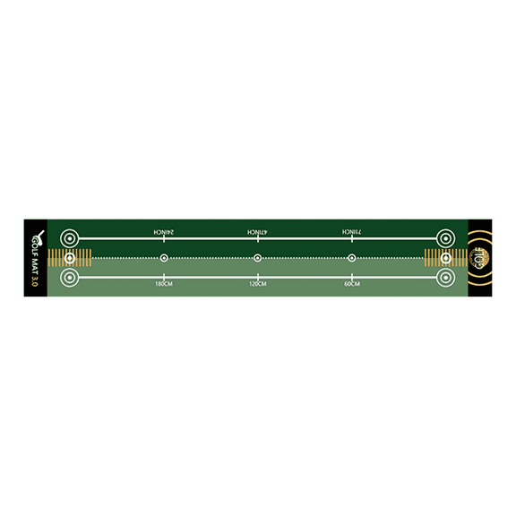 Foldable Golf Putting Mat Light Weight Golf Putting Practice Mat Portable Golf Training Pad Golf Accessories,1 * Golf Putting Practice Mat,As Shown