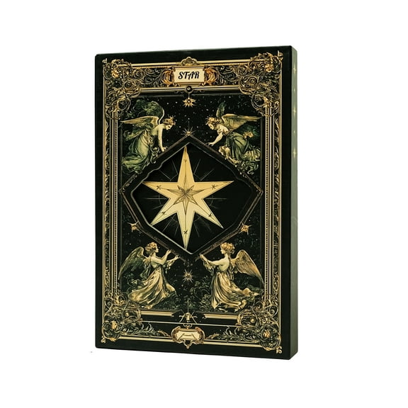 Foldable Gothic Notebook Portable Three Panel Journal For Students Daily Notes With Intricate Gothic Decorative Cover Ideal For School Travel And Personal Planning