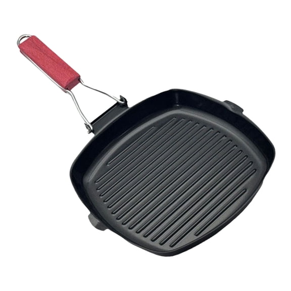 Foldable Grilling Pan with Nonstick Coating Picnics Grilling Pans with Handle for Convenient Storage and Indoor Cooking