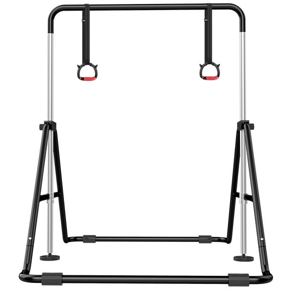 Foldable Gymnastics Bar, 5-Height Adjustable Gymnastic Bars for Kids at Home