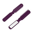 thumbnail image 1 of Foldable Hair Brush Compact Travel Comb for Thick Curly Hair Portable Folding Design Ideal for Women and Children, 1 of 6