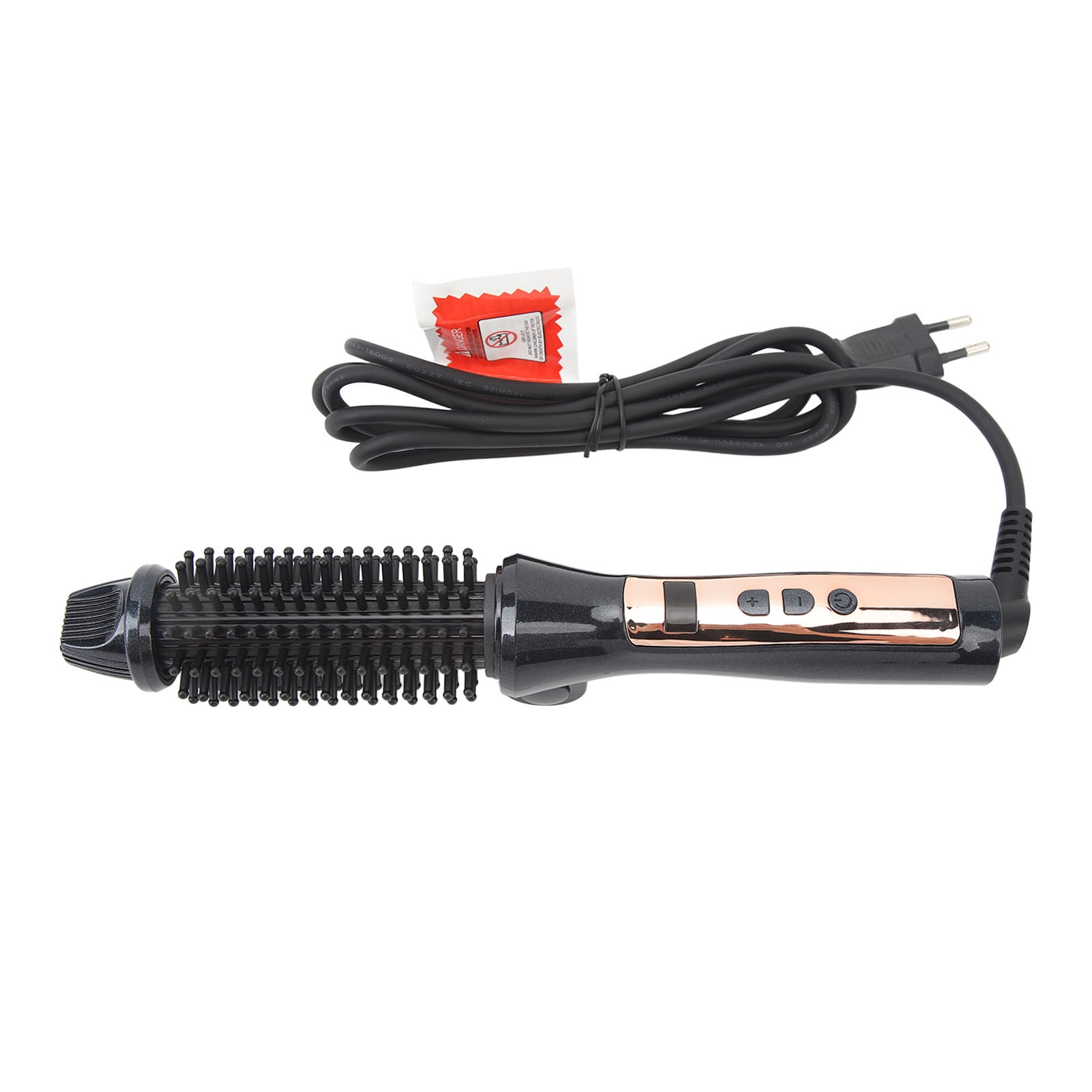 Foldable Hair Curler Straightening Brush Adjustable Temperature Anti Scald Ceramic Ionic Hair
