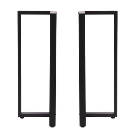 Foldable Hairpin Legs, 35 Inch Height 17.7 Inch Wide Table Legs, V-Shape Right Angle Metal Table Legs, Supports 220 lbs, Complete Set for Desk