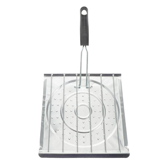 Foldable Hand Held Toaster With Heat Resistant Handle, Metal Grill Rack For BBQ, Camping & Outdoor Cooking