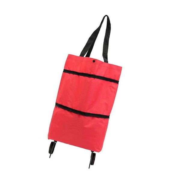 Foldable Hand Truck Waterproof Oxford Fabric Foldable Cart With Large Capacity For Shopping Camping Moving