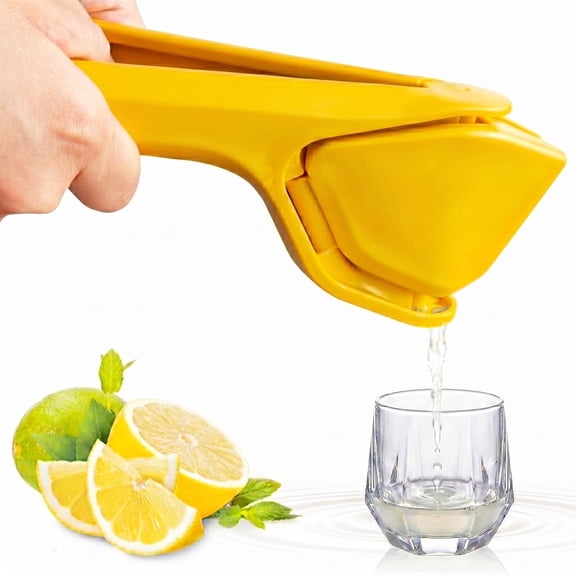 Foldable Handheld Citrus JuicerEasily and Efficiently Extracts Juice from Lemons, Limes, and Small Oranges; Dishwasher Safe for Easy Cleaning.
