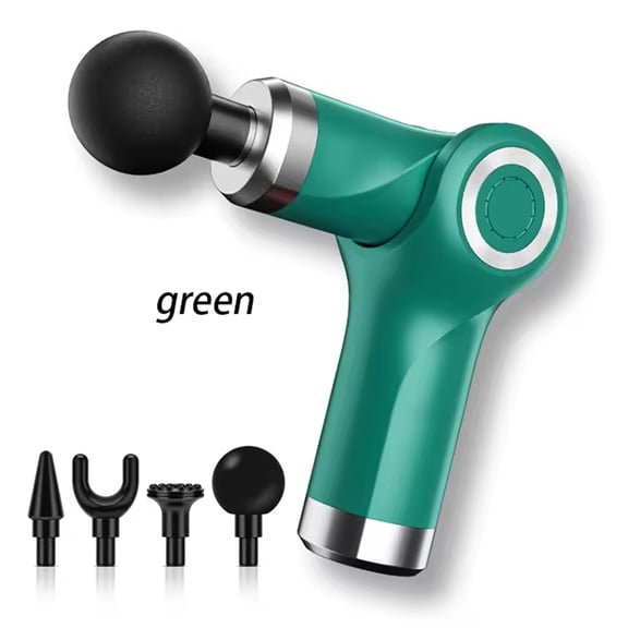 Foldable Handheld Massage Gun Comfortable Grip Deep Tissue Muscle Therapy Massager for Full Body Relaxation