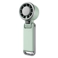 thumbnail image 1 of Foldable Handheld Portable Turbo Fan 4000mAh Battery Rechargeable Fan 5 Gear Wind W/ Ice Cooling & LED Display for Beach Vacation Cooking Office Travel Camping (Green), 1 of 12