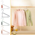 thumbnail image 1 of Foldable Hanger, Plastic Closet Storage Rack with Space Saving Foldable Design for Wrinkle-free Garment Care, Ideal for Small Spaces & Travel Use,Vsgery, 1 of 6