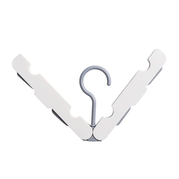 Foldable Hanger Portable Size Sturdy Plastic Materials for Laundry