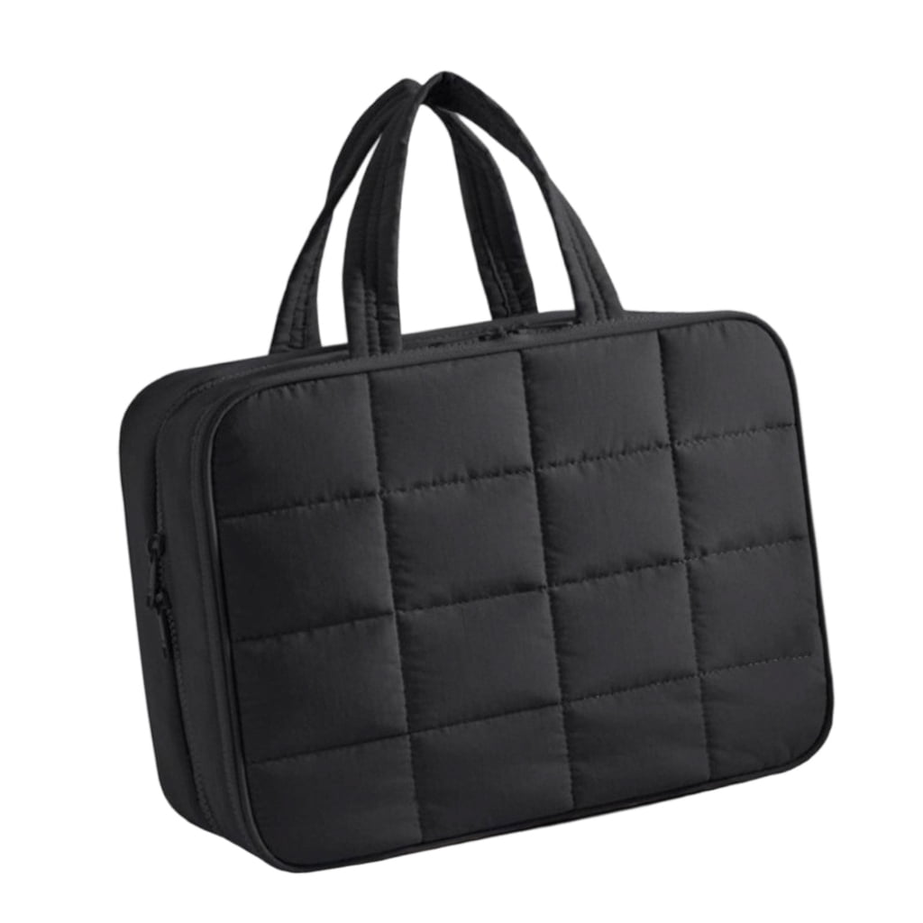 Foldable Hanging Cosmetic Organizers Quick Dry Polyester Ergonomic Backpacking Essential Toiletry Bag for Travel