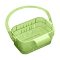 thumbnail image 1 of Foldable Hanging Sink Drainses Basket–Expandable Kitchen Colander with Flip Cover,Space-Saving Collapsibleses Strainer for Fruit,Vegetable,Pasta,Utensils,Hanging Hook for Sink Edge,Quick Drainage,1PC, 1 of 6