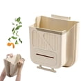 thumbnail image 1 of Foldable Hanging Trash Can for Kitchen Cabinet, Kitchen Trash Can with Space-Saving Design, Compact Waste Bin Versatile Kitchen Bins, Collapsible Garbage Can with Trash Bag Compartment (B, 7L), 1 of 8