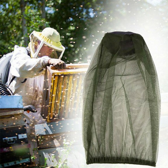 Foldable Head Mosquito Net, Lightweight Polyester Mesh Screen, Ideal for Hiking, Camping, and Backyard Usegreen,One-size