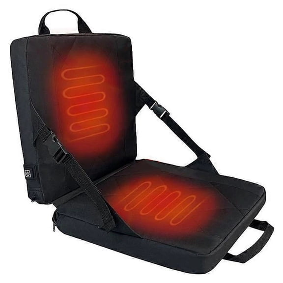 Foldable Heated Stadium Seats, Yghoky Portable Stadium Seat Heated Seat Cushion Extra Wide Heated Stadium Seat Upgrade 3 Heated Foldable Chairs For Bleachers (Mobile Power Not Included)