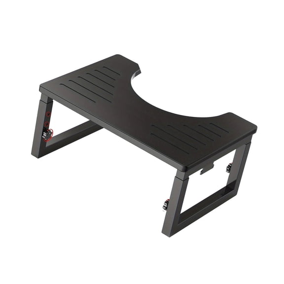 Foldable Height Adjust Toilet Step Stool Multipurpose Bathroom Stool Easy Carry Toilet Risers Stool for Adults & Senior