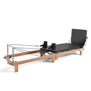 Foldable Home Pilates Reformer with Jumpboard, Dual Resistance & Foldable Storage Design for Full Body Fitness