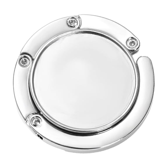 Foldable Hook Portable Table Hook Handbag Hanger Purse Holder For Desk Collection Space Saving 1.8X1.8X0.3 Inches 1Pc 0.07 Pounds