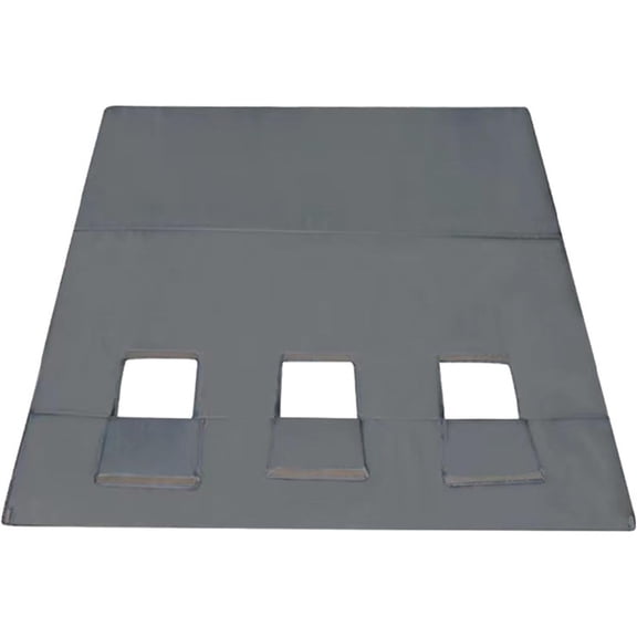 Foldable Ice Fishing Insulated Tent Floor Mats, Portable Ice Fishing Shelter Mats, Extra-Large Fishing Hole Floor Mat Resistant Pop-Up Shack Ice Fishing Floor Mat