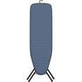 thumbnail image 1 of Foldable Iron Board with 4 Layered Cover and Pad Height Adjustable up to 35 Inches Iron Rest, Hook Steel X-Legs Midnight Blue, 1 of 6