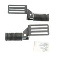 thumbnail image 1 of Foldable Iron Motorcycle Foot Pegs, Heavy Duty Step Plate, Fit for Bikes, 2pcs, 1 of 11