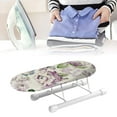 thumbnail image 1 of Foldable Ironing Board Tabletop Portable Iron Board With Folding Leg Non Slip Mini Ironing Board For Sleeve Cuffs Home Laundry Room Dorm Use Compact Travel Ironing Station Easy Storage, 1 of 5