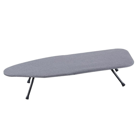 Foldable Ironing Board, Tabletop Small Board with Heat Resistant Cover, Portable Folding Mini Non Slip Feet for Home, Dorms