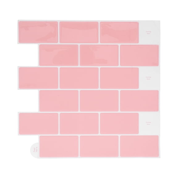 Homoyoyo 3D Decorative Wall Stickers for Kitchen Bathroom Decor, and Easy to Apply