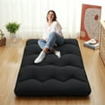 thumbnail image 1 of Foldable Japanese Floor Mattress - Twin Size Futon Mattress Roll Up, Tatami Mat, Camping Mattress, and Couch Mattress Pad, 1 of 8