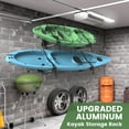 thumbnail image 1 of Foldable Kayak Wall  | Heavy-Duty Storage Hanger for Canoe, Kayak, Surfboard, Snowboard, 1 of 6