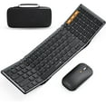 Foldable Keyboard and Mouse, ProtoArc XKM01 Folding Bluetooth Keyboard