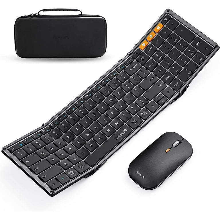 Portable Keyboard, Wireless Foldable Keyboard