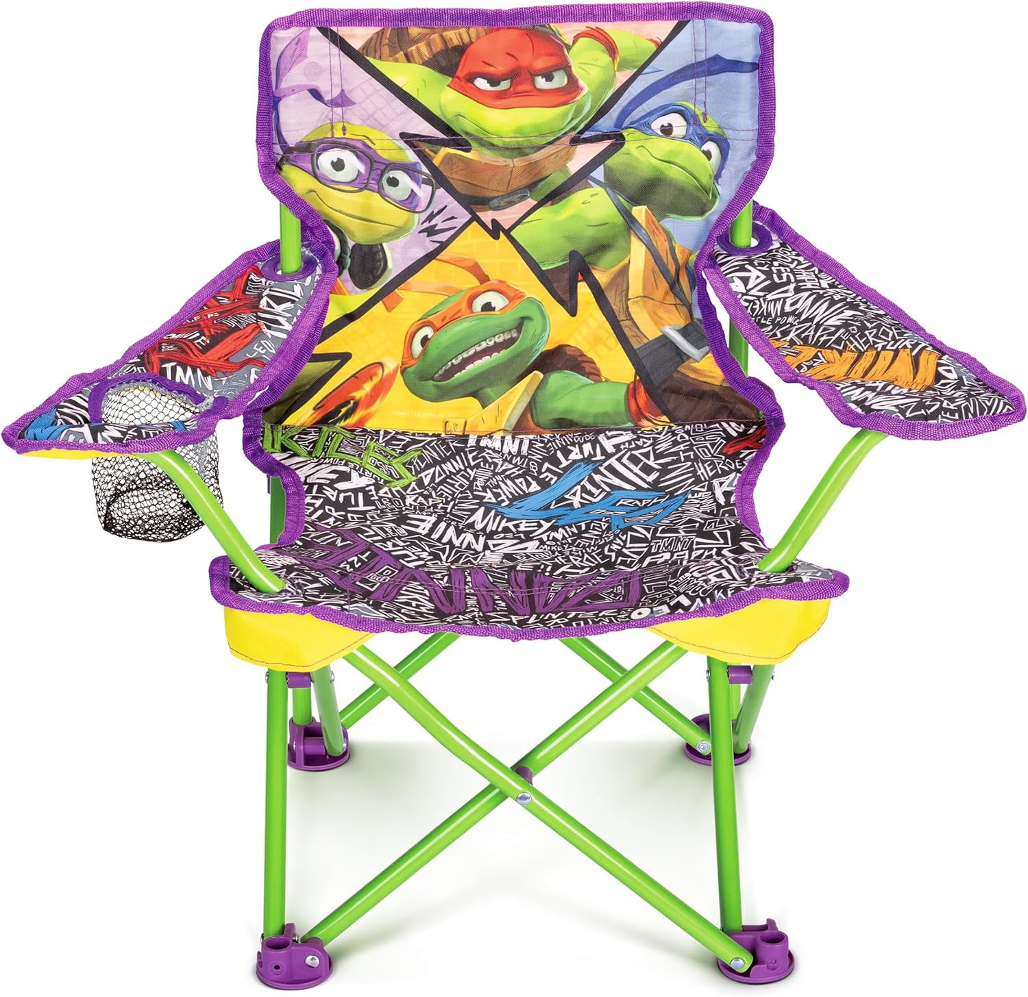 Foldable Kids Chair  Toddler Camping Chair with Safety Lock, Carry Bag, Indoor/Outdoor Use, Ages 23, 60 lb Limit