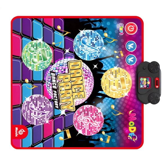 Foldable Kids Dance Mat with Music & Light Effects for Active Play and ...