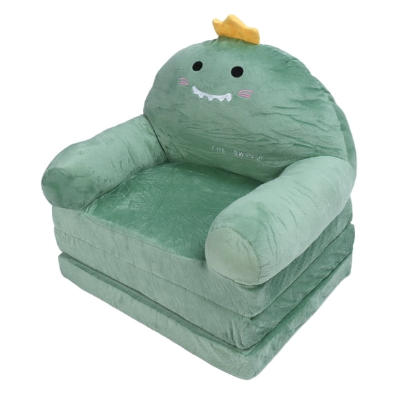 Foldable Kids Sofa Cute Cartoon Soft Comfortable Kids Folding Sofa Bed Kids Couch for Toddlers Kids Home Dinosaur Foldable Kids Sofa Is Perfect For Reading Relaxing (ltPbh1-12)