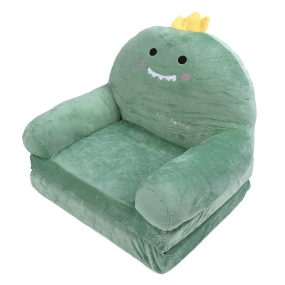 Foldable Kids Sofa Cute Cartoon Soft Comfortable Kids Folding Sofa Bed Kids Couch for Toddlers Kids Home Dinosaur Foldable Kids Sofa Is Perfect For Reading Relaxing (ltPbh1-11)