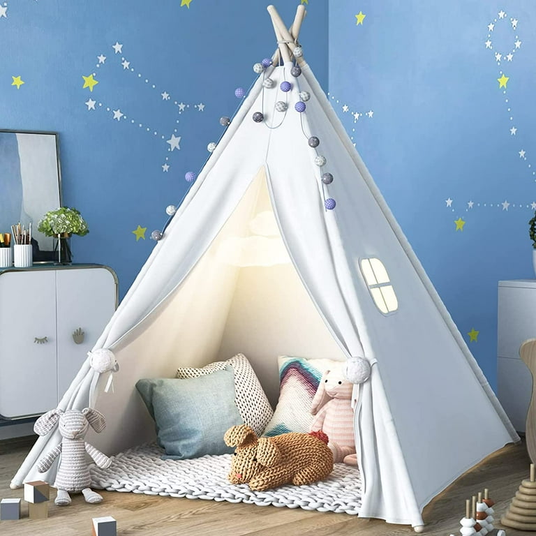 Walmart Foldable Children's Teepee Tent, Indoor/Outdoor Playhouse