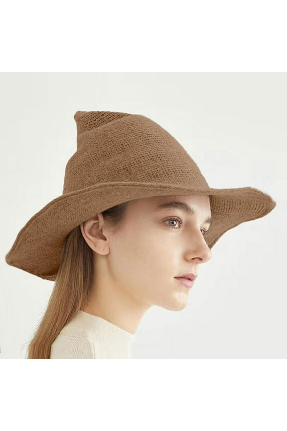 Foldable Knit Pointed Witch Hat For Choice Witch Accessory Texas Hat Hat Stretcher Large Mini Cowboy Hat Bush Light Hats for Men Party City Cowboy Hats Hat Bands for Mens Cowboy Hat Cowboy Hat 7 1/2