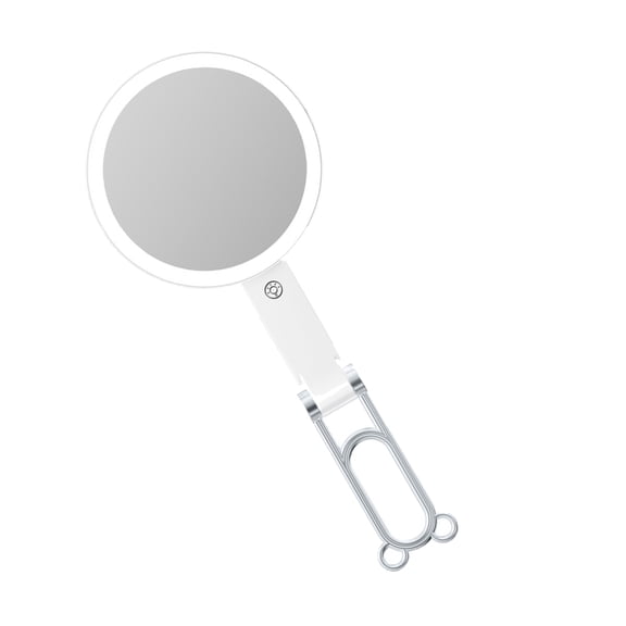 Foldable LED Cosmetic Mirror With 5X10X30X Magnifier Memory Function 360°Rotate