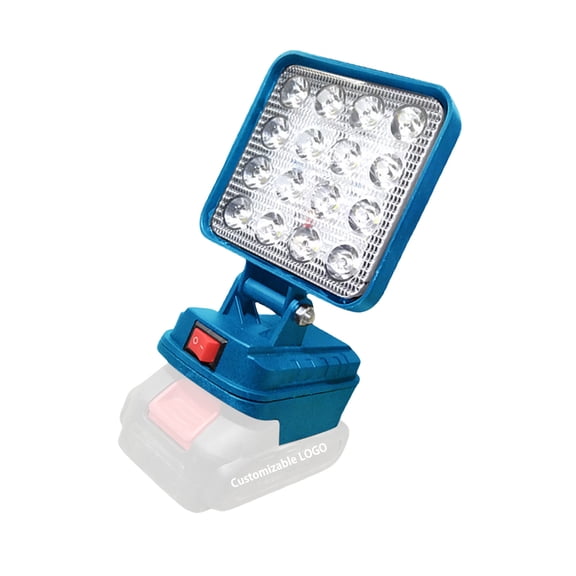 Professional LED Work Light Foldable Position Lighting Tool USB Charging Port Durability Plastic Build for 14.4-20V