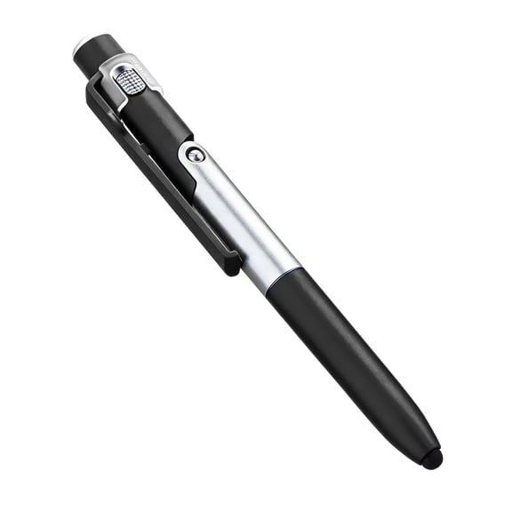 Foldable LED Pen Multifunctional Ballpoint Pen With LED Light & Phone/Tablet Holder Fit For Smartphones/Tablets Anti Scratch Screen Support