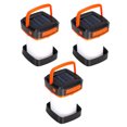 thumbnail image 1 of Foldable LED camping light with solar energy - rechargeable solar energy - USB portable light.-orange, 1 of 5