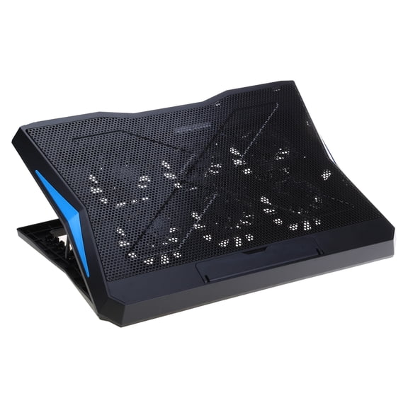 Foldable Laptop Base Stand Cooler Pad with 6 2USB Holder Heat Dissipation Bracket Adjustable Cooler LED Light