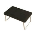 thumbnail image 1 of Foldable Laptop Bed Desk, Portable Laptop Stand, Lightweight Mini Table for Breakfast Picnic Drawing Sofa Floor, Adjustable Height Wooden Foldable Legs, 1 of 7