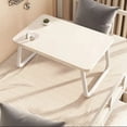 thumbnail image 1 of Foldable Laptop Bed Desk Table | Portable Lap Desk for Sofa, Floor, Breakfast, Drawing | Lightweight Wood Stand 19.7"x11.8"x9.1" | Stable, Easy Storage, Multiple Colors, 1 of 6