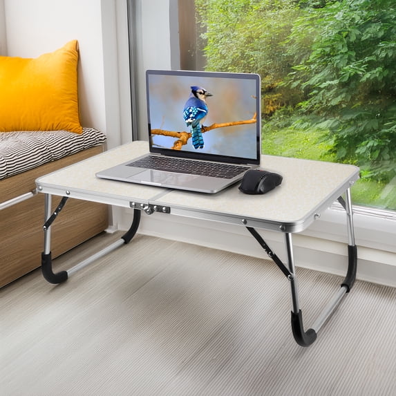 TeqHome Foldable Lap Desk Laptop Bed Desk for Working Writing Reading Eating for Bed Sofa Couch Floor
