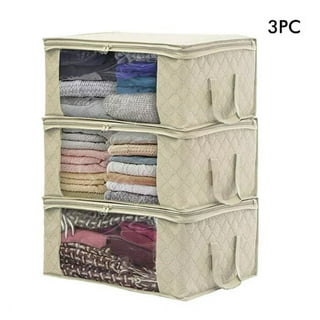 4 Pc Blanket Storage Bags Clear Zippered Vinyl Clothes Home Organization  15X18X6, 1 - Harris Teeter